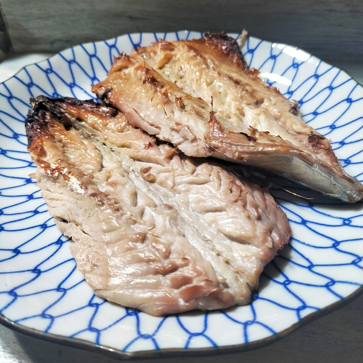 オーブンで開き鯖の塩麹焼き